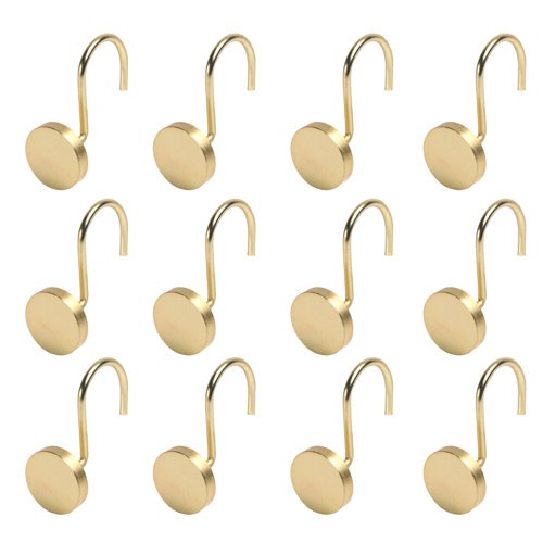 Brown Shower Curtain Hooks You'll Love Wayfair